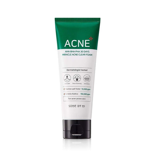 AHA BHA PHA 30 Days Miracle Acne Clear Foam - BESTSKINWITHIN