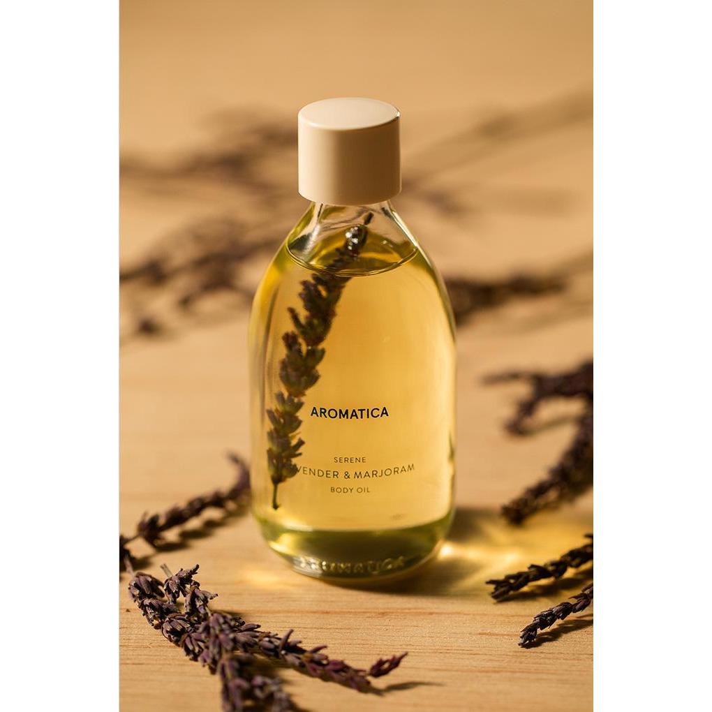 aromatica Serene Lavender and Marjoram Body Oil - BESTSKINWITHIN