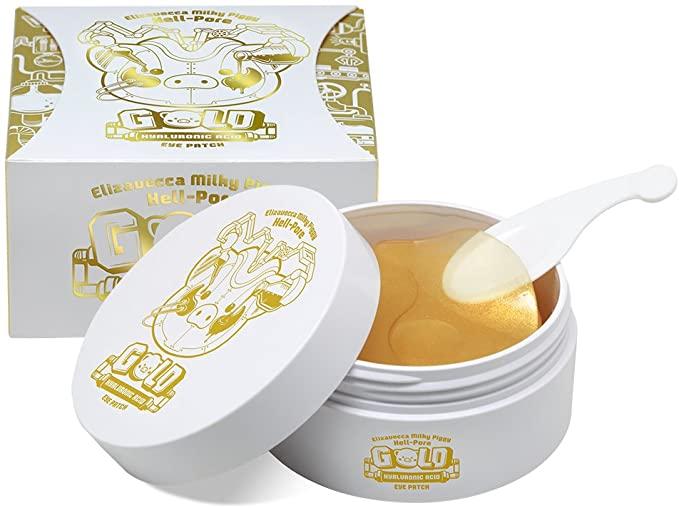 Elizavecca Hell-pore Gold Hyaluronic Acid Eye Patch 60pcs - BESTSKINWITHIN