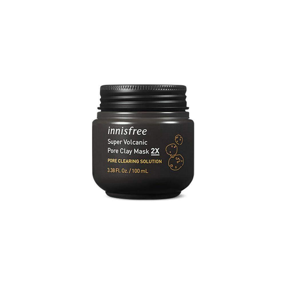 Innisfree Super Volcanic Pore Clay Mask 2X 100mL - BESTSKINWITHIN