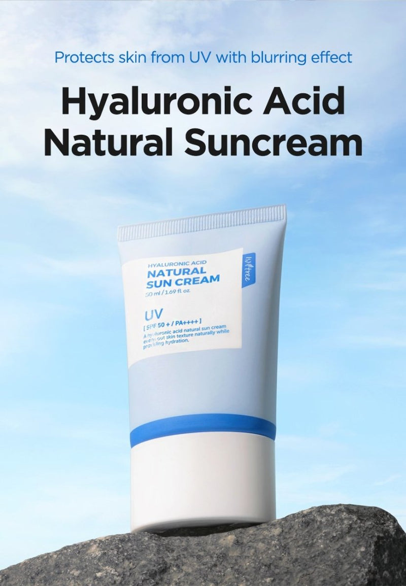 ISNTREE Hyaluronic Acid Natural Sun Cream SPF50+ PA++++ - BESTSKINWITHIN