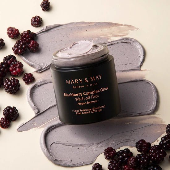 MARY&MAY Blackberry Glow Wash Off Pack - BESTSKINWITHIN