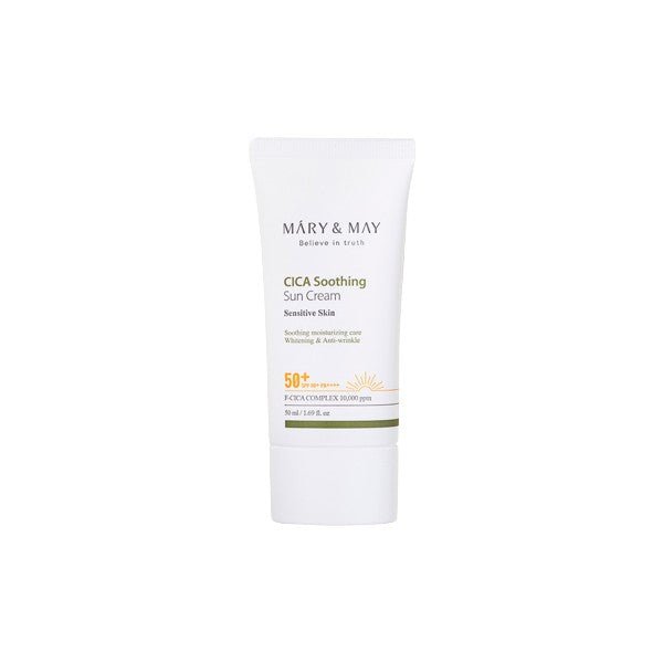MARY&MAY CICA Soothing Sun Cream SPF50+ PA++++ - BESTSKINWITHIN
