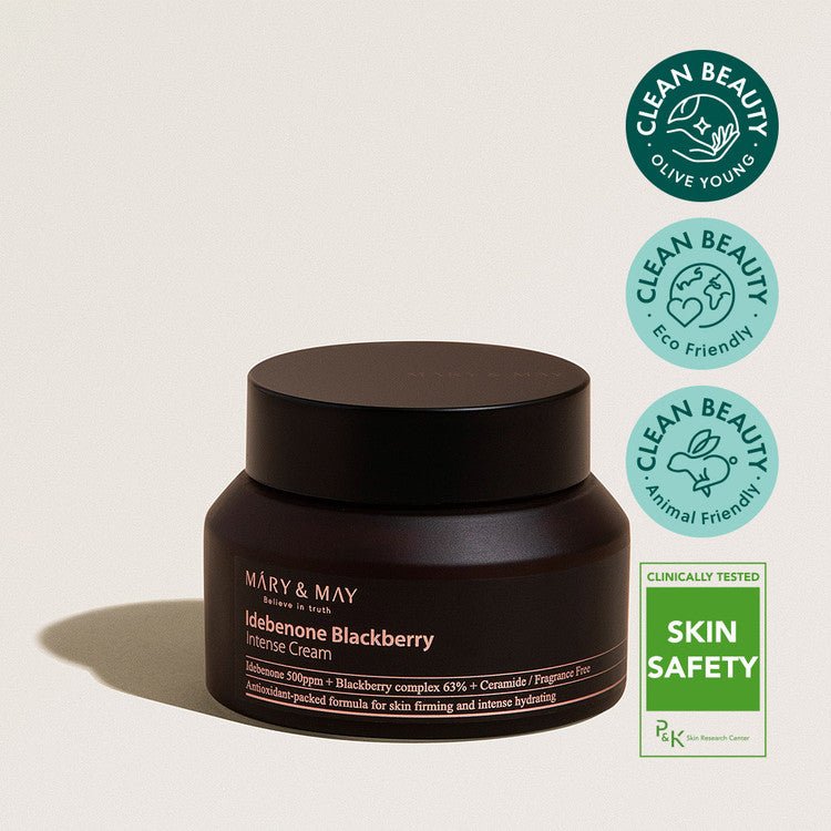 MARY&MAY Idebenone + Blackberry Complex Intensive Total Care Cream - BESTSKINWITHIN