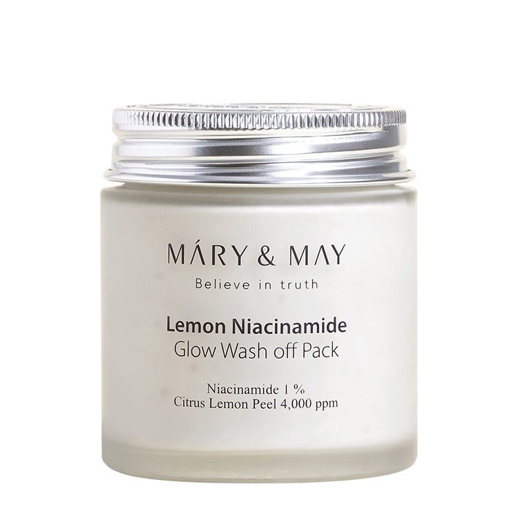 MARY&MAY Lemon Niacinamide Glow Wash Off Mask Pack - BESTSKINWITHIN