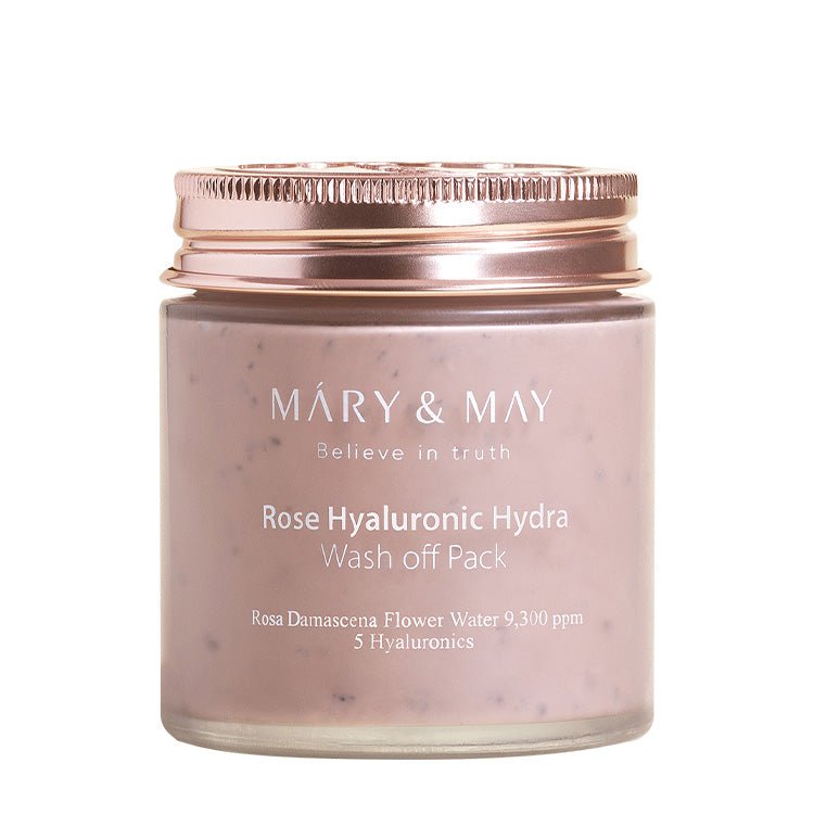 Mary&May Rose Hyaluronic Hydra Wash Off Mask Pack - BESTSKINWITHIN