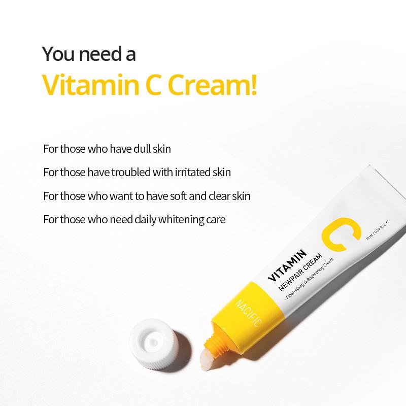 NACIFIC Vitamin C Newpair Cream 15ml - BESTSKINWITHIN