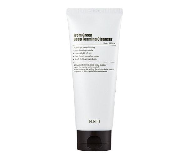 PURITO From Green Deep Foaming Cleanser - BESTSKINWITHIN